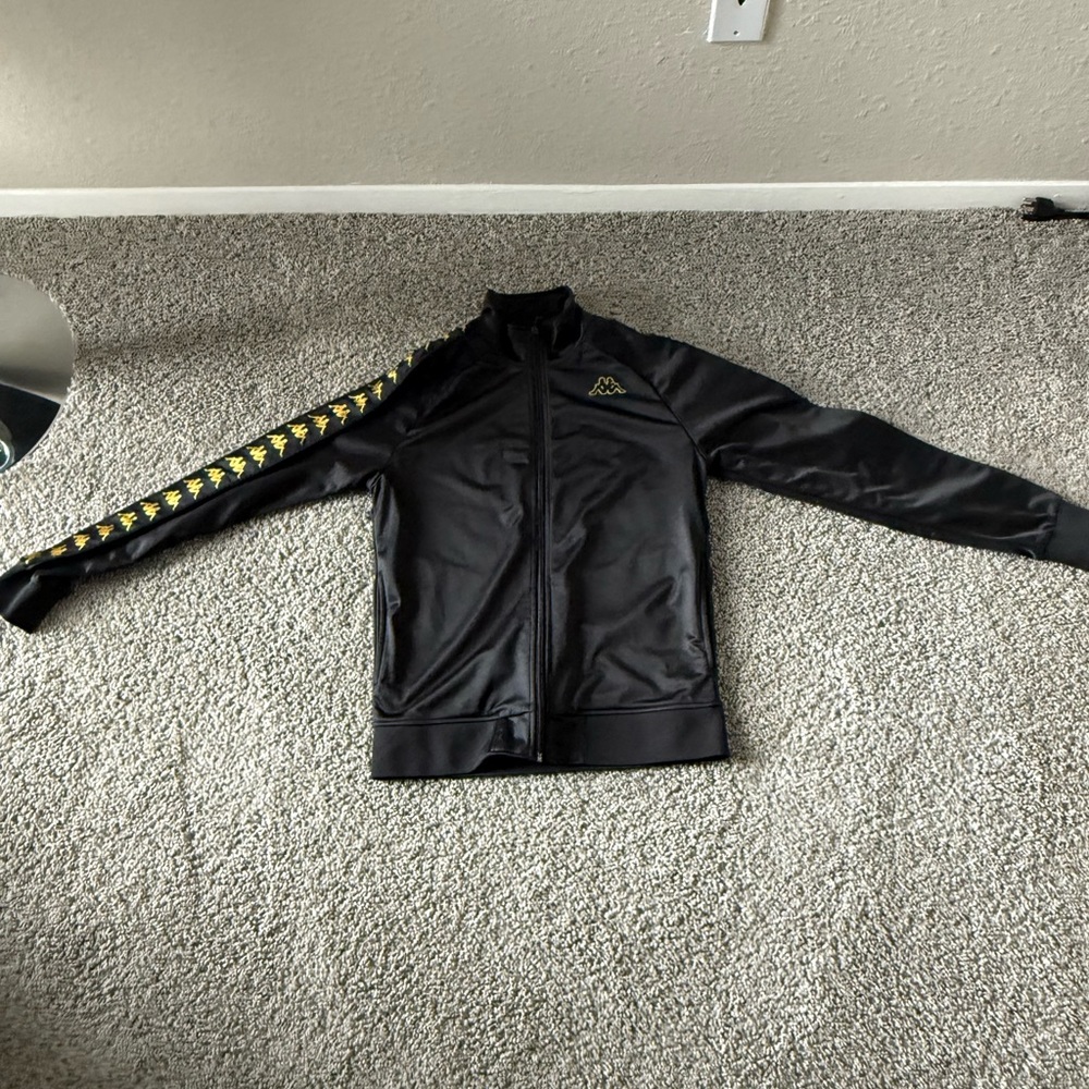 Kappa Black and Yellow Lightweight Jacket